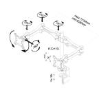 Neomounts by NewStar Flat Screen Desk Mount (clamp) for 2 Monitor Screens