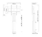 Neomounts by NewStar Motorised Floor Stand/Wall Mount - VESA 200x200 up to 800x600