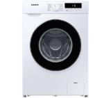 Samsung WW90T304MBW/LE, Washing machine 9 kg, 1400 rpm, Energy Efficiency D, Spin Efficiency B, Digital Inverter Technology, Quick Wash, Drum Clean, white, black door