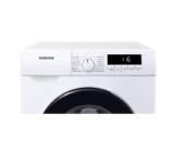 Samsung WW90T304MBW/LE, Washing machine 9 kg, 1400 rpm, Energy Efficiency D, Spin Efficiency B, Digital Inverter Technology, Quick Wash, Drum Clean, white, black door