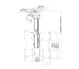 Neomounts by NewStar Flat Screen Ceiling Mount (Height: 26.5-40 cm)