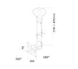 Neomounts by NewStar Flat Screen Ceiling Mount (Height: 37-47 cm)