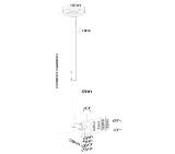 Neomounts Flat Screen Ceiling Mount (Height: 60-85 cm)