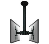 Neomounts by NewStar Flat Screen Ceiling Mount (Height: 64-105 cm) for 2 Monitor Screens