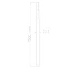 Neomounts by NewStar 150 cm extension pole for FPMA-C200/C400SILVER/PLASMA-C100