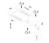 Neomounts by NewStar Notebook Swivel Arm (heigth: 0-27 cm / depth: 30-60 cm)