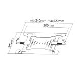 Neomounts by NewStar Notebook Holder (montage via VESA 75&100)