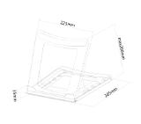 Neomounts by NewStar Notebook Desk Stand (ergonomic, can be positioned in 5 steps)