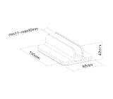 Neomounts Notebook Desk Stand (vertical)