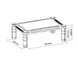 Neomounts Monitor Riser (height adjustment: 16.8 cm)
