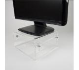 Neomounts by NewStar Acrylic Monitor Riser (height adjustment: 7-13 cm)