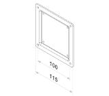 Neomounts by NewStar VESA Conversion Plate - VESA 75 to 100