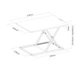 Neomounts by NewStar Workstation - sit-stand workplace (height adjustment: 4-40 cm)