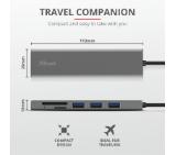 TRUST Halyx Fast USB-C Hub & Card Reader