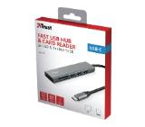 TRUST Halyx Fast USB-C Hub & Card Reader