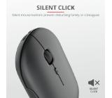 TRUST Puck Wireless & BT Rechargeable Mouse Black