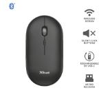 TRUST Puck Wireless & BT Rechargeable Mouse Black