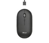 TRUST Puck Wireless & BT Rechargeable Mouse Black