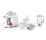 Bosch MUM58231, Kitchen machine, MUM5, 3D Planetary Mixing 1000 W, add. Plastic blender, Meat mincer, White - Silver