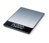 Beurer KS 34 XL kitchen scale; Stainless steel weighing surface; Magic LED; 15 kg / 1 g