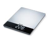 Beurer KS 34 XL kitchen scale; Stainless steel weighing surface; Magic LED; 15 kg / 1 g