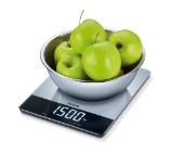 Beurer KS 34 XL kitchen scale; Stainless steel weighing surface; Magic LED; 15 kg / 1 g