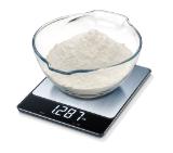 Beurer KS 34 XL kitchen scale; Stainless steel weighing surface; Magic LED; 15 kg / 1 g