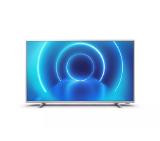 Philips 43PUS7555/12, 43" UHD 4K LED 3840x2160, DVB-T2/C/S2, HDR10+, HLG, Smart, Saphi OS, Dolby Vision, Dolby Atmos, Quad Core P5 Perfect, 60Hz, Micro Dimming Pro, HDMI, USB, Cl+, 802.11n, Lan, 20W RMS, Silver