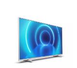 Philips 43PUS7555/12, 43" UHD 4K LED 3840x2160, DVB-T2/C/S2, HDR10+, HLG, Smart, Saphi OS, Dolby Vision, Dolby Atmos, Quad Core P5 Perfect, 60Hz, Micro Dimming Pro, HDMI, USB, Cl+, 802.11n, Lan, 20W RMS, Silver