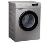 Samsung WW80T304MBS/LE, Washing machine 8 kg, 1400 rpm, Slim, Energy Efficiency D, Spin Efficiency B, Digital Inverter Technology, Quick Wash, Drum Clean, silver, black door