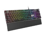 Genesis Mechanical Gaming Keyboard Thor 401 RGB Backlight Brown Switch US Layout Software