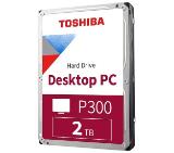 Toshiba P300 - Desktop PC 2TB 3,5" SATAIII 128MB 5400 rpm. BULK