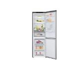 LG GBF61PZJMN, Refrigerator, Bottom Freezer, 341l, Water dispenser, Total No Frost, Smart Inverter Compressor, Multi airflow, "Eco" mode, Smart diagnostics, Moist Balance Crisper, Door Cooling+TM,  Energy Efficiency E, Shiny steel