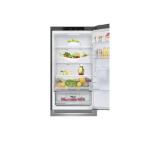 LG GBF61PZJMN, Refrigerator, Bottom Freezer, 341l, Water dispenser, Total No Frost, Smart Inverter Compressor, Multi airflow, "Eco" mode, Smart diagnostics, Moist Balance Crisper, Door Cooling+TM,  Energy Efficiency E, Shiny steel