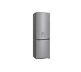 LG GBF61PZJMN, Refrigerator, Bottom Freezer, 341l, Water dispenser, Total No Frost, Smart Inverter Compressor, Multi airflow, "Eco" mode, Smart diagnostics, Moist Balance Crisper, Door Cooling+TM,  Energy Efficiency E, Shiny steel