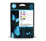 HP 950 Black / 951 CMY Original Ink Cartridge 4-Pack