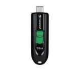 Transcend 128GB, USB3.2, Pen Drive, Type-C, Capless, Black