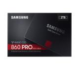 Samsung SSD 860 PRO 4TB Int. 2.5" SATA III, V-NAND 2-bit MLC, MJX Controller, 256-bit Encryption, Read 560 MB/s Write 530 MB/s, Cache Memory 4GB DDR4