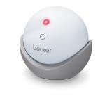 Beurer SL 10 DreamLight, Sleeping aid with light, Automatic switch-off /8 or 20 min/, Pulsing light projection on the room ceiling, red or blue light, 2 techniques: 4-7-8 yoga breathing technique or  Relaxation breathing technique, 2 x 1.5 V AAA batt.