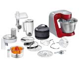 Bosch MUM55761, Kitchen machine, MUM5, 900 W, Multi-motion-drive, 7 speeds, 3.9l stainless steel bowl, add accessories,  Red - silver