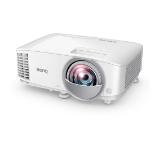 BenQ MX808STH, Short Throw, DLP, XGA (1024x768), 20 000:1, 3600 ANSI Lumens, Anti-Dust Sensor, VGA, 2xHDMI, VGA out, Audio in/out, RS232, USB (typeA) 5V/1.5A, Speaker 1x10W, Optional interactive kit(PW02/PT12), Optional QCast QP20, White