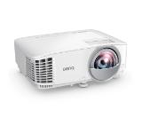 BenQ MX808STH, Short Throw, DLP, XGA (1024x768), 20 000:1, 3600 ANSI Lumens, Anti-Dust Sensor, VGA, 2xHDMI, VGA out, Audio in/out, RS232, USB (typeA) 5V/1.5A, Speaker 1x10W, Optional interactive kit(PW02/PT12), Optional QCast QP20, White