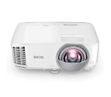 BenQ MX808STH, Short Throw, DLP, XGA (1024x768), 20 000:1, 3600 ANSI Lumens, Anti-Dust Sensor, VGA, 2xHDMI, VGA out, Audio in/out, RS232, USB (typeA) 5V/1.5A, Speaker 1x10W, Optional interactive kit(PW02/PT12), Optional QCast QP20, White