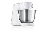 Bosch MUM58258, Kitchen machine, MUM5, 1000 W, 3D PlanetaryMixing, 7 speeds, 3.9l stainless steel bowl, add accessories, White - silver