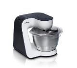 Bosch MUM50131, Kitchen machine, MUM5, 800 W, 3D PlanetaryMixing, 4 speeds, 3.9l stainless steel bowl, add accessories, White - anthracite
