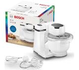 Bosch MUMS2AW00 Kitchen machine, MUM Serie 2, 700 W, 4 speeds, 3.8l plastic mixing bowl, White