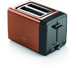Bosch TAT4P429, Toaster, DesignLine, 820-970 W, Auto power off, Defrost and warm setting, Lifting high, Copper