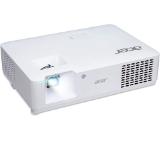 Acer Projector PD1330W, DLP, WXGA (1280x800), 3000Lm, 2M:1, 3D ready, RGB LED lamp, 24/7 operation, REC.709 Video Stand., 2xHDMI, RS-232, Audio in, USB (Type A, 5V/1.5A), 1x10W, 6Kg, White