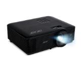 Acer Projector X1128H, DLP, SVGA (800x600), 4800Lm, 20 000:1, 3D ready, 40 degree Auto keystone, ACpower on, HDMI, VGA, RCA, USB(Type A, 5V/1.5A), Audio in, 1x3W, 2.7kg, Black