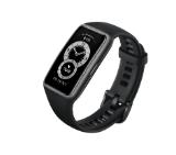 Huawei Band 6, Black, 1.47" AMOLED color screen, 6-axis IMU sensor,battery 180 mAh, Water resistance 5ATM, BT